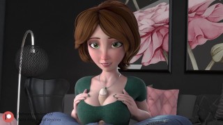 Сводная тетя Касс с сиськами ( Большой Герой 6 )
