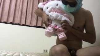 Ho scopato il mio bel peluche da coniglio! (Auguratemi mell di Sanrio)