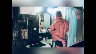 Fucked by stepbrother in the bathroom 