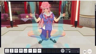 [CM3D2] - The Future Diary hentai, Yuno Gasai doms you on stage