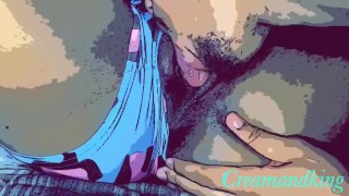 Eating Her Juicy Pussy (Comic Edit)