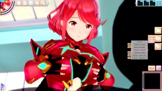 Pyra Boquete e Boobjob (Jogo Hentai 3D) (Xenoblade Chronicles 2) (koikatu)