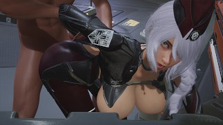 Křivky Babe v uniformě byly začerněny | 3D porno hentai | Padlá panenka