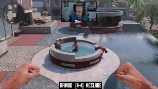 Rambo & John McClane in einem intensiven Whirlpool-Kampf