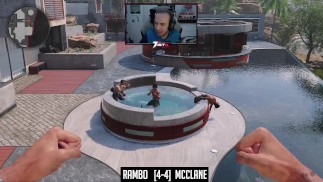 Rambo i John McClane w intensywnej walce w wannie z hydromasażem