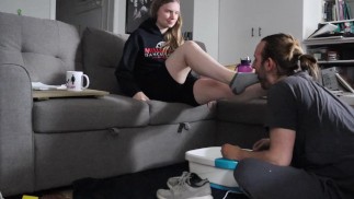 "Dirty Mouth 2" Trailer | Miss Chaiyles Femdom, Vuile sokken, voet kokhalzen, Foot Worship, vernedering