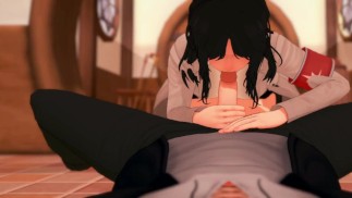Атака Титана | Пик Фингер и Эрен Йегер [3d хентай без цензуры]