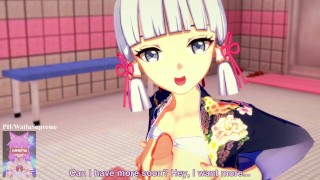 Ayaka robi gruby creampie | Genshin Impact | Porno 3D Hentai