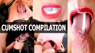Cumshot Compilation - Bestes Gesichtssperma im Mund und Schlucken