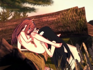 Niesamowita Przygoda Isekai z Albedo i Raphtalią (3D Hentai) (Overlord) (Shield Hero)