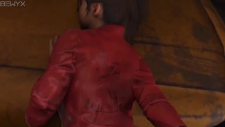 Claire Redfield Cuidado com os Zombies Doggystyle Fodido Resident Evil