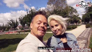 BUDAPEST PICK UP - Turista tedesco incontra e scopa una troia bionda al vero Sexdate