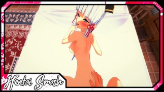 Kamisato Ayaka wordt geneukt van je POV - Genshin Impact Hentai.