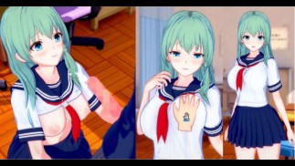 [Gioco Hentai Koikatsu! ]Fai sesso con Touhou Grandi tette Sanae Kochiya. Video di anime erotiche 3D