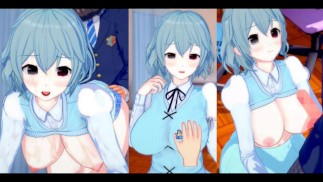 [Хентай-игра Коикацу! ] Займитесь сексом с Touhou Большие сиськи Kogasa Tatara. 3DCG Эротическое ани