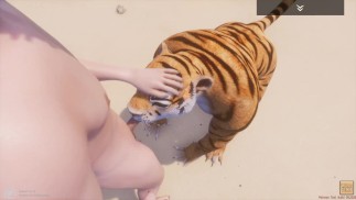 Wild leven / een furrie tijgermeisje 🐯 neuken