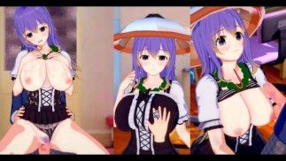[Хентай-игра Коикацу! ] Займитесь сексом с Touhou Большие сиськи Byakuren Hijiri.3DCG Эротическое ан