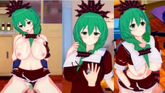 [Хентай-игра Коикацу! ] Займитесь сексом с Touhou Большие сиськи Hina Kagiyama.3DCG Эротическое аним
