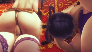 【原神インパクト】ふたLisa彼女自身のレストランでXiangLingを犯した(3Dポルノ60 FPS)