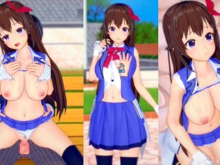 [Хентай-игра Коикацу! ] Займитесь сексом с Большие сиськи Vtuber Tokino Sora.3DCG Эротическое аниме-