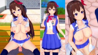 [Хентай-игра Коикацу! ] Займитесь сексом с Большие сиськи Vtuber Tokino Sora.3DCG Эротическое аниме-