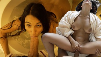 Caldo amico arrapato in vasca da bagno si bagna cazzo e sborrata sulla pancia - Coppia amatoriale