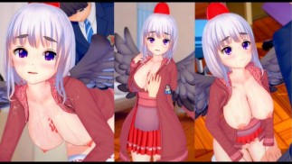 [Хентай-игра Коикацу! ] Займитесь сексом с Большие сиськи Vtuber Senba Kurono.3DCG Эротическое аниме
