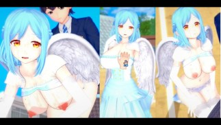 [Хентай-игра Коикацу! ] Займитесь сексом с Большие сиськи Vtuber Moira.3DCG Эротическое аниме-видео.