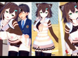 【エロゲーコイカツ！】VTuber 文野環(リューシェン)3DCG巨乳アニメ動画(バーチャルYoutuber)[Hentai Game Koikatsu! Fumino Tamaki (Anime3D