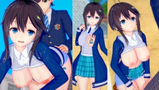 [Хентай-игра Коикацу! ] Займитесь сексом с Большие сиськи Vtuber Sorahoshi Kirame.3DCG Эротическое а