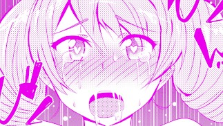 純粋で健全な良いアニメの女の子がウーウーに落ちる音
