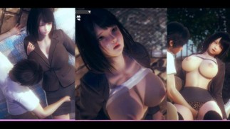 【エロゲー Honeyセレクト2】巨乳サラリーマン(3DCG動画)[3DCG]