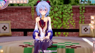 3D/Anime/Hentai. Genshin Impact: Ganyu Fucked po raz pierwszy na zewnątrz!! (dziewica)