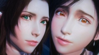 Final Fantasy 7 Futa - Tifa e Aerith - Sexo no bonde (1/2)
