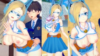 [Hentai Game Koikatsu! ]Have sex with Big tits My Hero Academia Ryuko Tsuchikawa.3DCG Erotic Anime