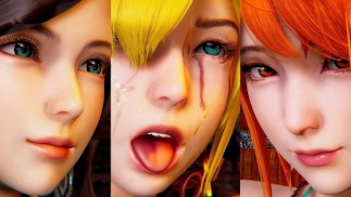 One Piece Futa - Nami x Nico· Robin x Женский Санджи - 3D версия драмы