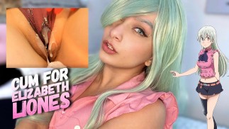 Elizabeth Liones cosplay fazendo ahegao, jogo da luz verde e luz vermelha, quer jogar??