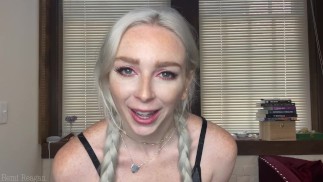 Cara Fetish JOI garota tímida faz contagem regressiva para você