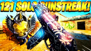 SOLO 121 GUNSTREAK IN HARDCORE DOMINATIE! (Black Ops Cold War High Gunstreak)