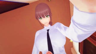Chainsaw Man - Futa Makima zawiera z Tobą umowę | Punkt widzenia biorczyni płci żeńskiej