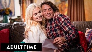 ADULT TIME - Christie Stevens implora ao enteado para foder antes de ir para o exterior