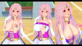 [Хентай-игра Коикацу! ] Займитесь сексом с Большие сиськи To Love Ru Sephie.3DCG Эротическое аниме-в