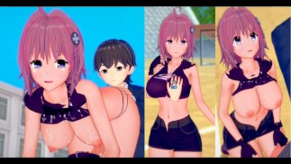 [Хентай-игра Коикацу! ] Займитесь сексом с Большие сиськи To Love Ru Mea Kurosaki .3DCG Эротическое