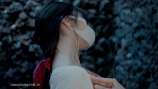 巨乳パイパン巫女とベッドで生ハメする主観映像切り抜き