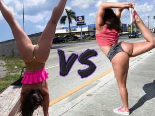 BANGBROS - Battle of the Big Ass GOATs: Abella Danger VS Kelsi Monroe