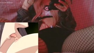 罪のない十代の少女アマチュアは彼女の猫を見てレズビアン変態ストラップオン百合無修正18