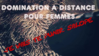 audio-FR je te dis comment te P**** a distance - Dominiation a distance / humiliation pour femme