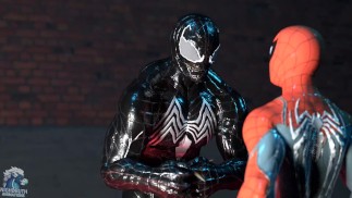 Venom Show Off Muskelwachstum Animation LOOP