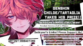 Genshin Impact Tartaglia ANGRY FUCKS YOU ROUGHLY! (ženská zájmena)