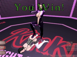 Kinky Fight Club [jogo De Luta Livre Hentai] Ep.3 Luta De Sexo Anal Gay no Telhado